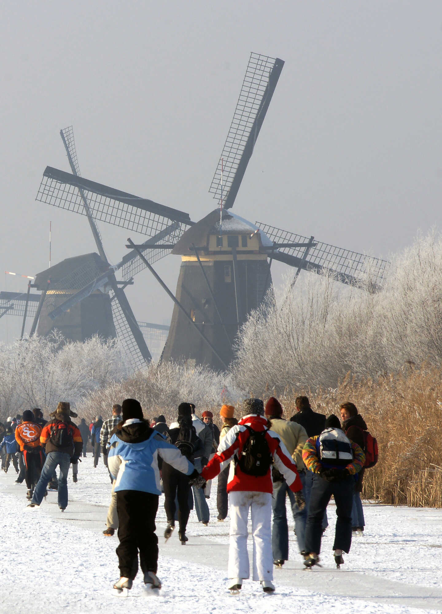 Schaatsen op natuurijs